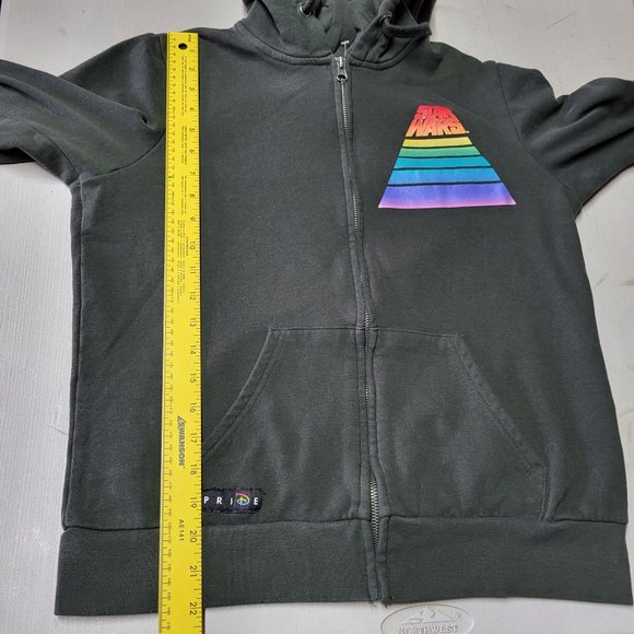 Disney Store Star Wars PRIDE Collection Ladies Medium Millennium Falcon Hoodie - Picture 16 of 16